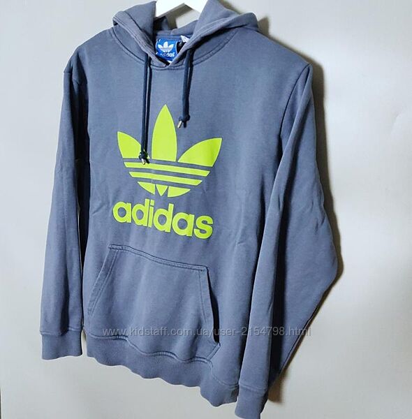 Оригінальна утеплена толстовка худі з капюшоном від adidas жіноча