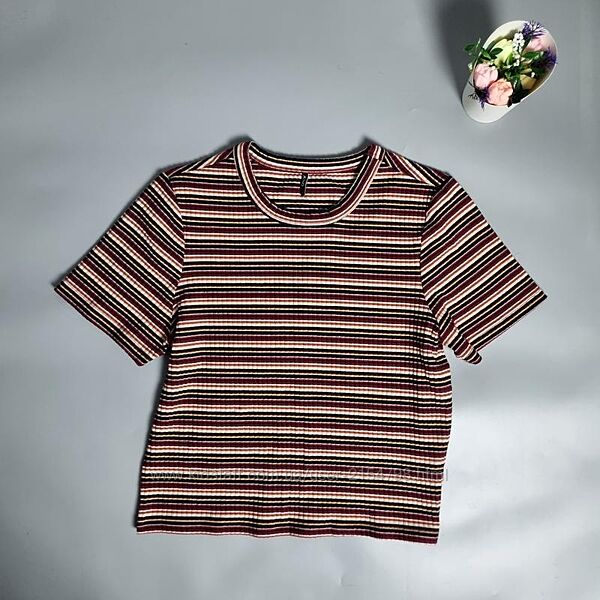 Жіноча футболка в смужку only