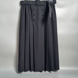 Елегантна чорна довга спідниця m/l made in italy