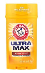 UltraMax, твердый дезодорант-антиперспирант для мужчин, Active Sport
