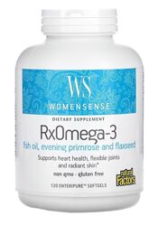 WomenSense, RxOmega-3, 120 мягких таблеток Enteripure