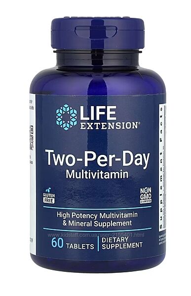 Life Extension таблетки для приема дважды в день, 60шт