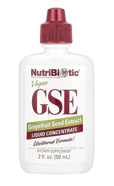 Nutribiotic экстракт косточек грейпфрута, жидкий концентрат, 100 мг, 59 мл