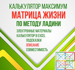 Калькулятор  описание Матрица судьбы от Автора Метода  Натальи Ладини