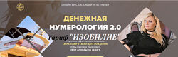 Денежная нумерология 2.0. Тариф Изобилие. Мара Боронина