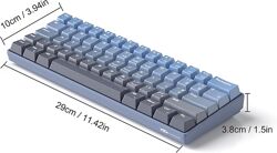 MageGee MK-STAR61 60 механічна клавіатура UK Layout