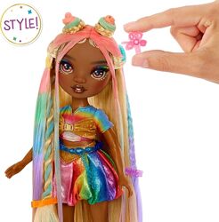 Rainbow High Hair Chalk & Style Meline  Rainbow & Gold
