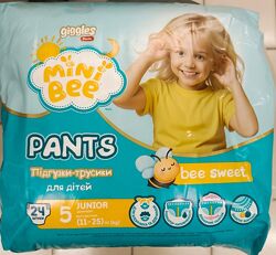 Підгузки-трусики Giggles mіni bee 5 р.