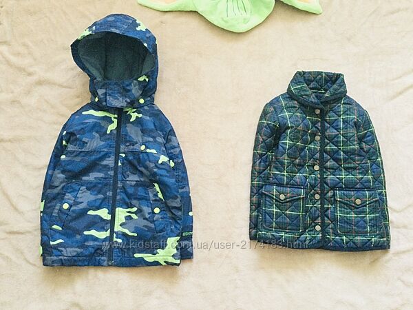 4-5 рок. Ralph Lauren. Gap. брендові демі куртки з фірмовою фурнітурою. Ори
