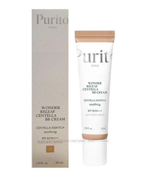 Оновлений ВВ-крем з екстрактом центелли PURITO Seoul Wonder Releaf Centella