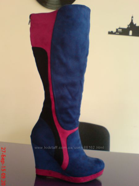 Нові кольорові сапожки р. 38