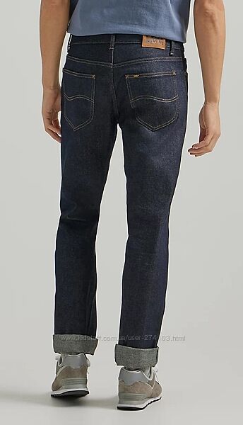 Lee Selvedge Raw Denim Regular fit Straight leg Jeans W33L34 W33L32