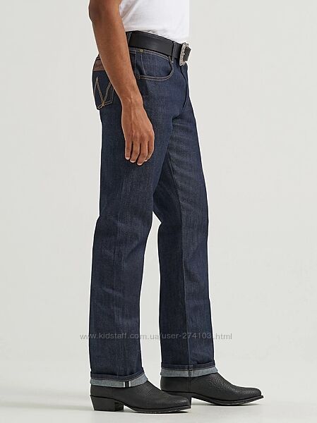 Wrangler Selvedge Slim Fit Straight Jean W32L34 W33L32 Raw Indigo