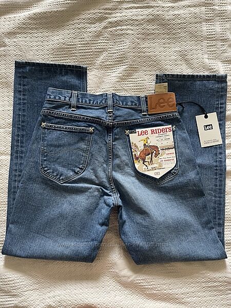 Lee 101Z Made in Japan W32L33 Relaxed Fit Straight Leg Jean in Light Blue