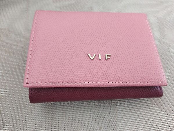 Розовый двухцветный кошелек-портмоне Vif
