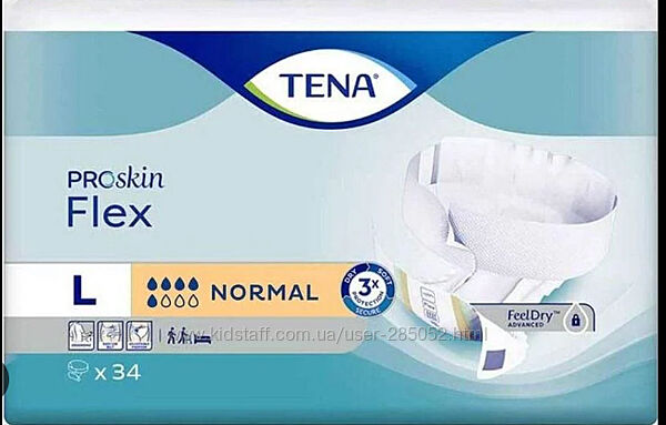 Урологічні підгузки Tena ProSkin Flex L Normal для дорослих