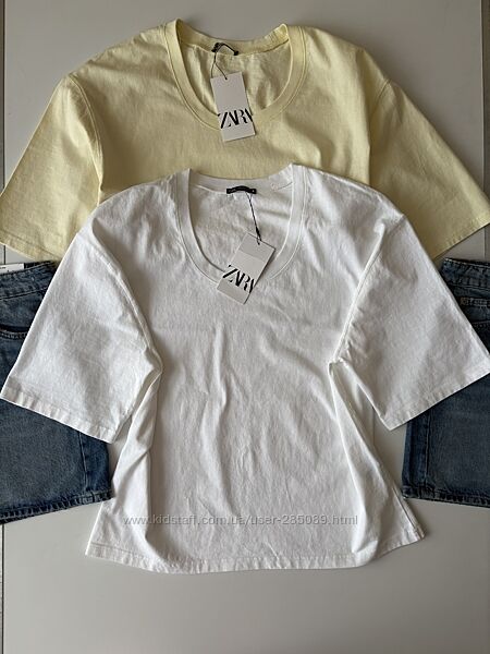 Базові оверсайз футболки zara m
