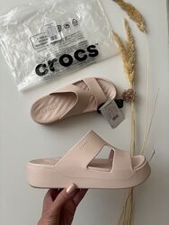 Мякі та зручні пудрові шльопанці Crocs 9 us. оригінал, Америка 