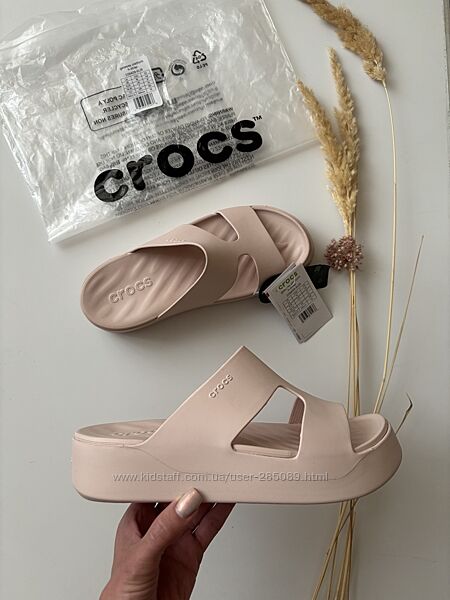 Мякі та зручні пудрові шльопанці Crocs 9 us. оригінал, Америка 