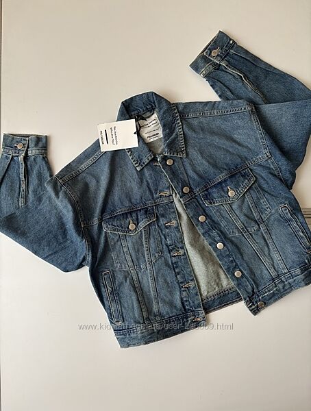 Джинсова куртка оверсайз Pull&Bear S