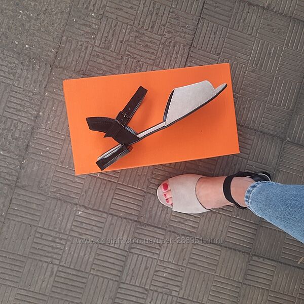 Босоніжки натуральна замша до 45 розміру